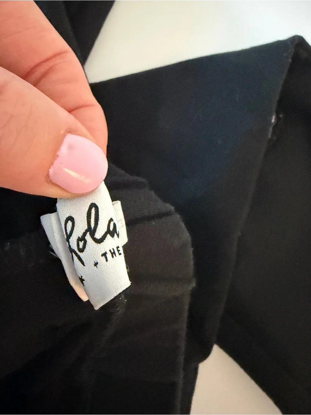 Lola + The Boys Black Joggers with Rainbow Knee Patches - Play condition